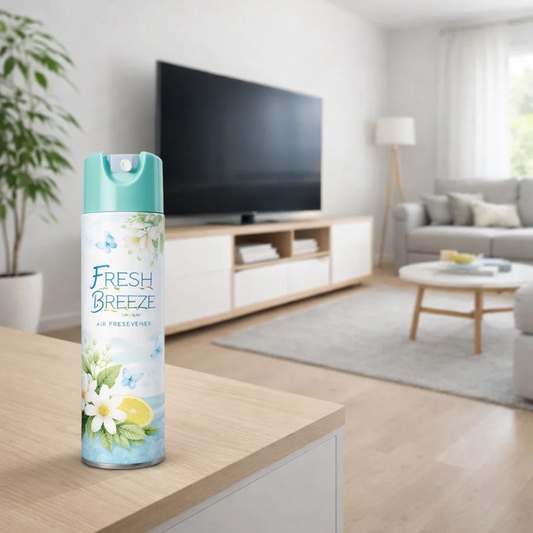 Fresh Breeze Aerosol Air Freshener Spray, Citrus & Floral Scent